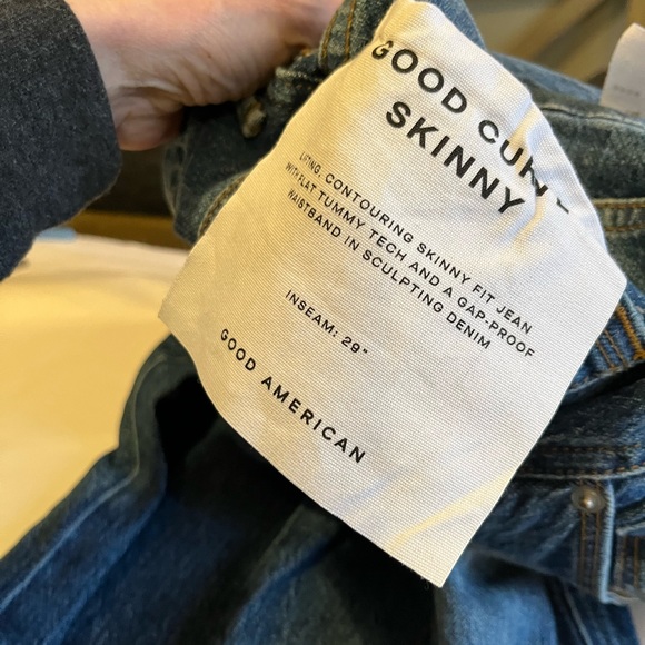 NWT Good American Good curvy skinny jeans size 14 - Picture 9 of 9